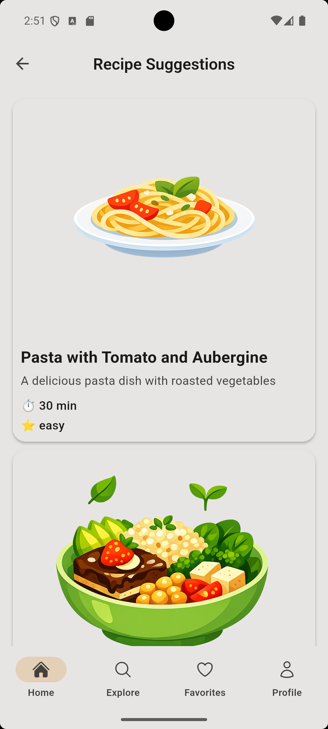 CookGen KI-generierte Rezeptvorschlaege